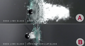 Okostelefon display Gorilla Glass